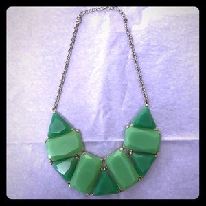 Green Statement Necklace